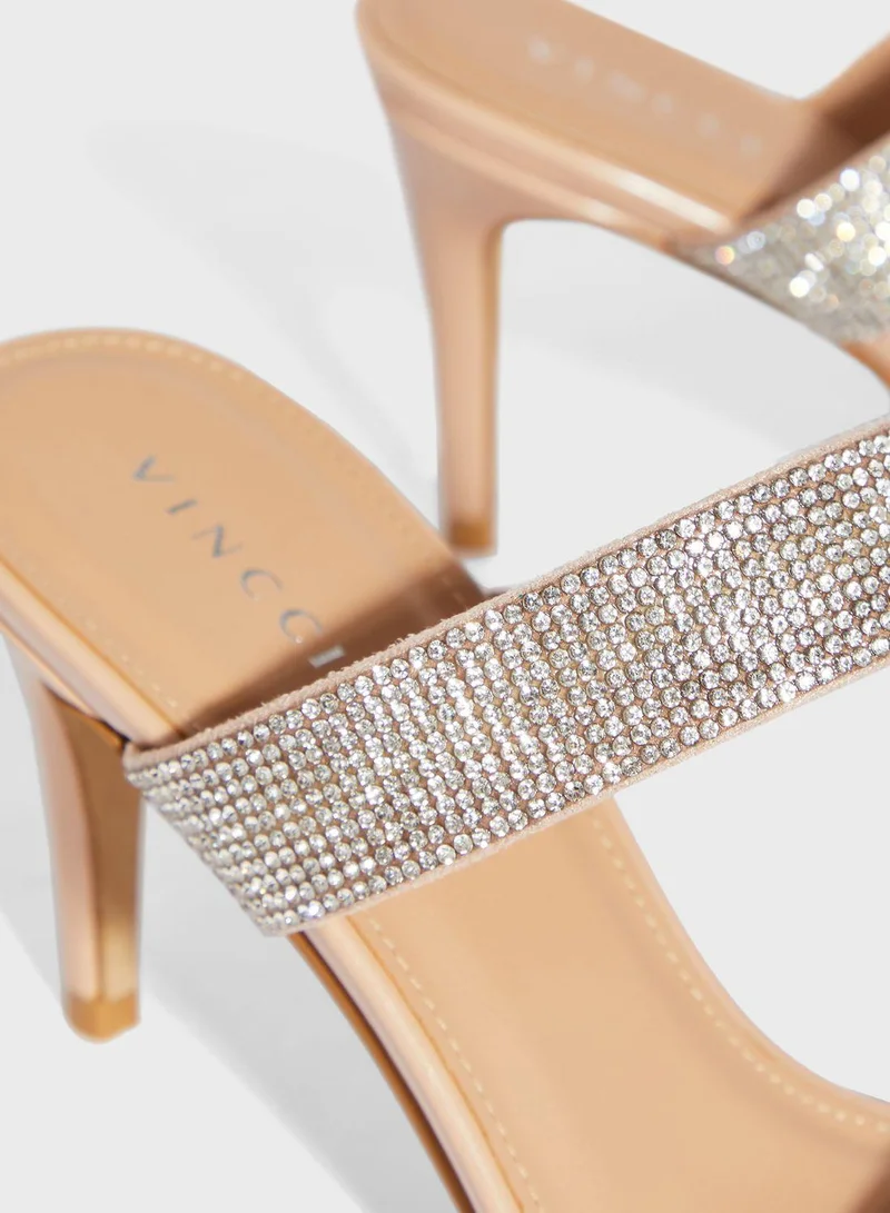 Vincci Embellished High Heel Sandals
