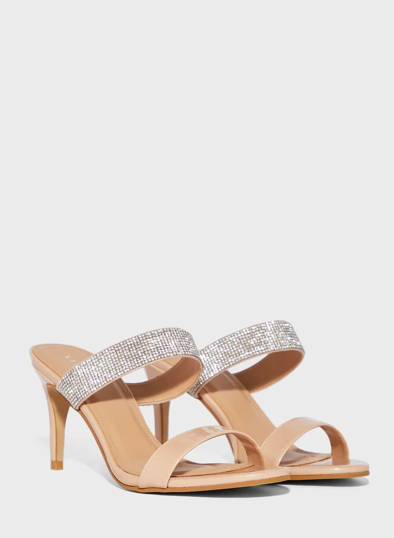 Vincci Embellished High Heel Sandals