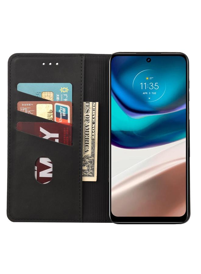 S-TOP Case For Motorola Moto G42 Skin Feel Splicing Leather Phone Case - Image 4