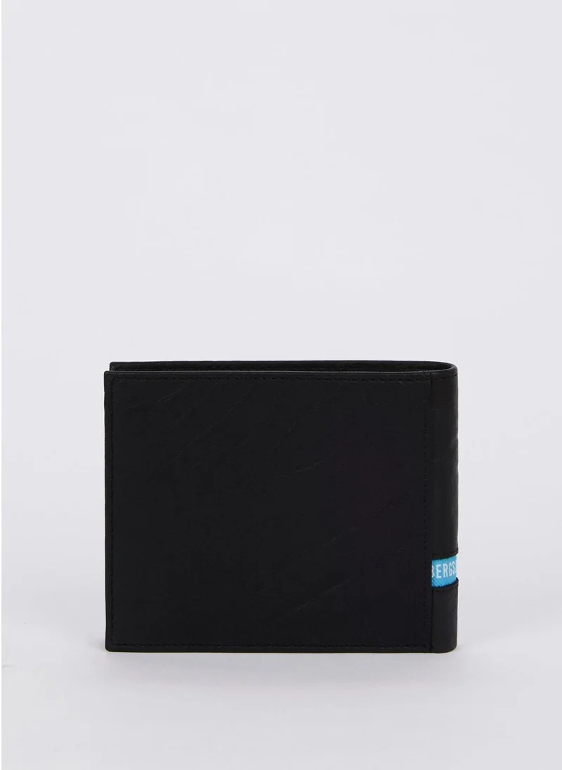 بيكيم برجس Brix 30 Black Contrast Lining Leather Wallet (Billfold 7 C/C with Coin Pocket)