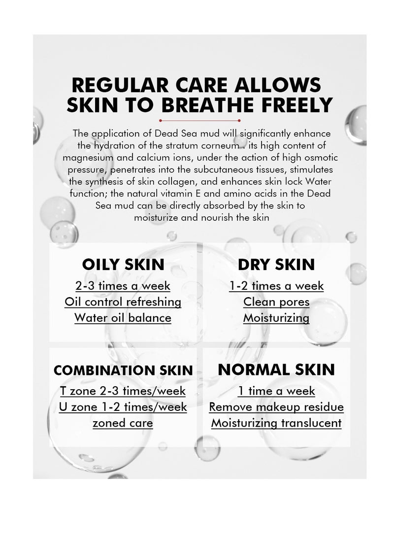 MOOYAM - Dead Sea Mud Mask for Face, Pore Reducer for Acne, Blackheads, Dead Sea Mask Stick for Deep Pore Cleansing, Moisturizing, Oil Controlling 40g - Image 1