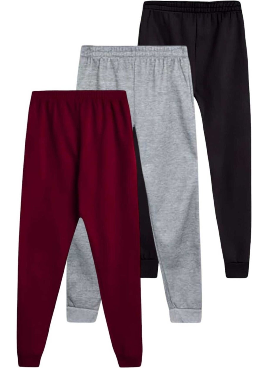 Mood Agenda Kids Elastic Waist Jogger Sweatpants 3-Piece Set  - Image 5