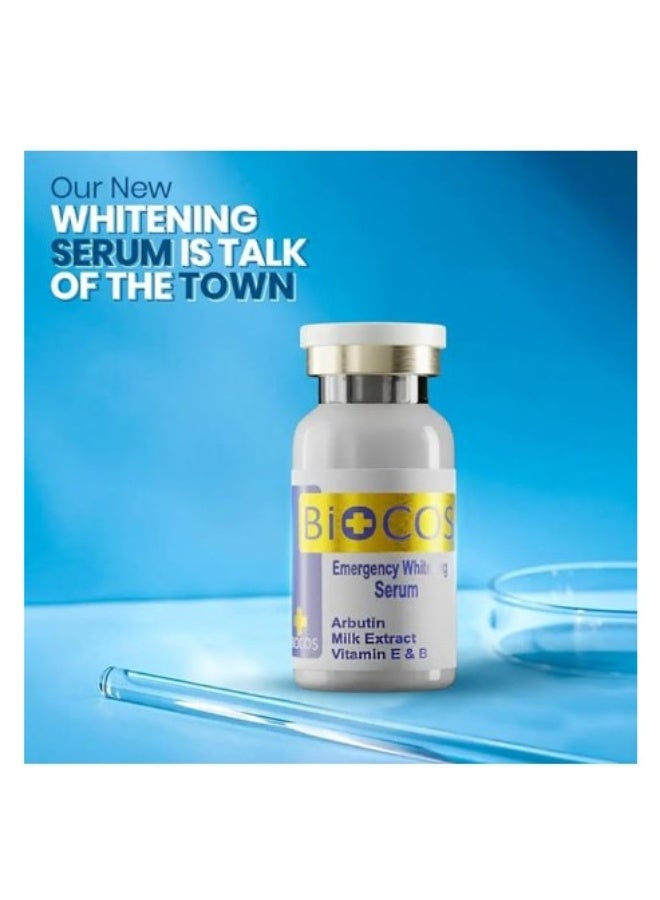 BIOCOS Emergency Whitening Serum -  Brightening & Even Skin Tone - Image 5