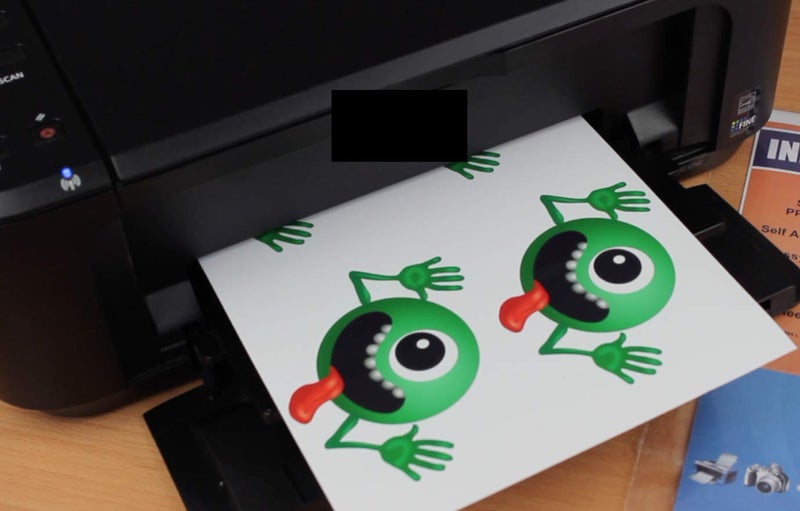 PPD Premium Printable Sticker Paper for Inkjet Printer - 20 Sheets Photo Quality Paper 8.5 x 11 - Self-Adhesive and Instant Dry - PPD-73-20 - Image 3