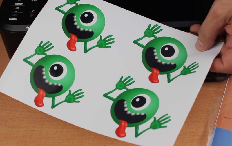 PPD Premium Printable Sticker Paper for Inkjet Printer - 20 Sheets Photo Quality Paper 8.5 x 11 - Self-Adhesive and Instant Dry - PPD-73-20 - Image 4