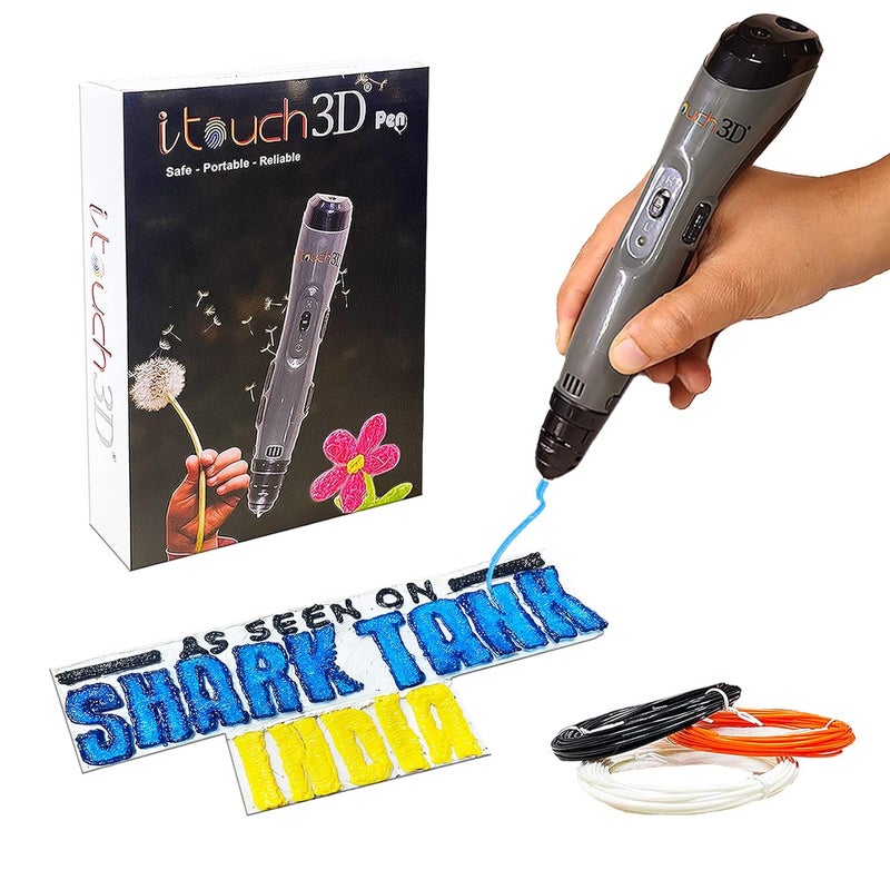 WOL3D ITouch 3D Pen for 3D Printing with Speed Control Advanced Temperature Regulation OLED Display Ergonomic Design Compatible with variety of Filaments for Creative DIY Art