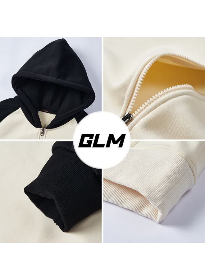 Glm Men's Autumn Hoodie Korean Style Trendy Sports Casual Zip-up Jacket Outerwear - Image 5