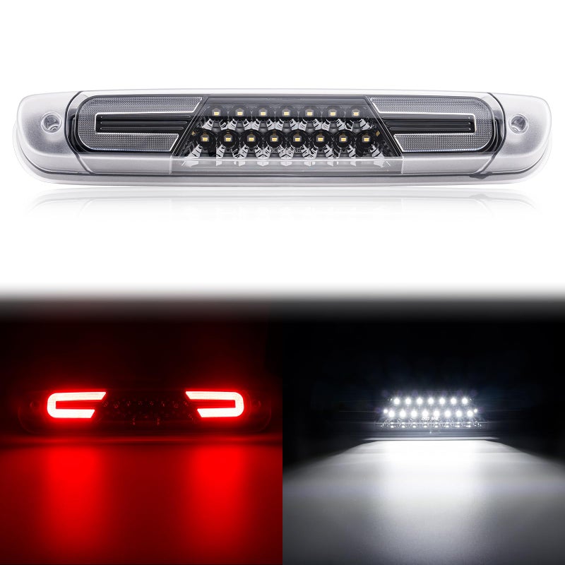 SHINEFIT LED Third Brake Light Replacement for 2007-2014 Silverado Sierra 1500 2500 3500 HD High Mount Stop 3rd Brake Light White Cargo Light Lamp - Image 1