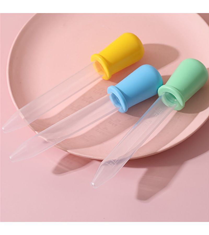 5 Random Color Squeeze Dropper Pump Tools for Liquid Transfer Painting Lab - Image 5