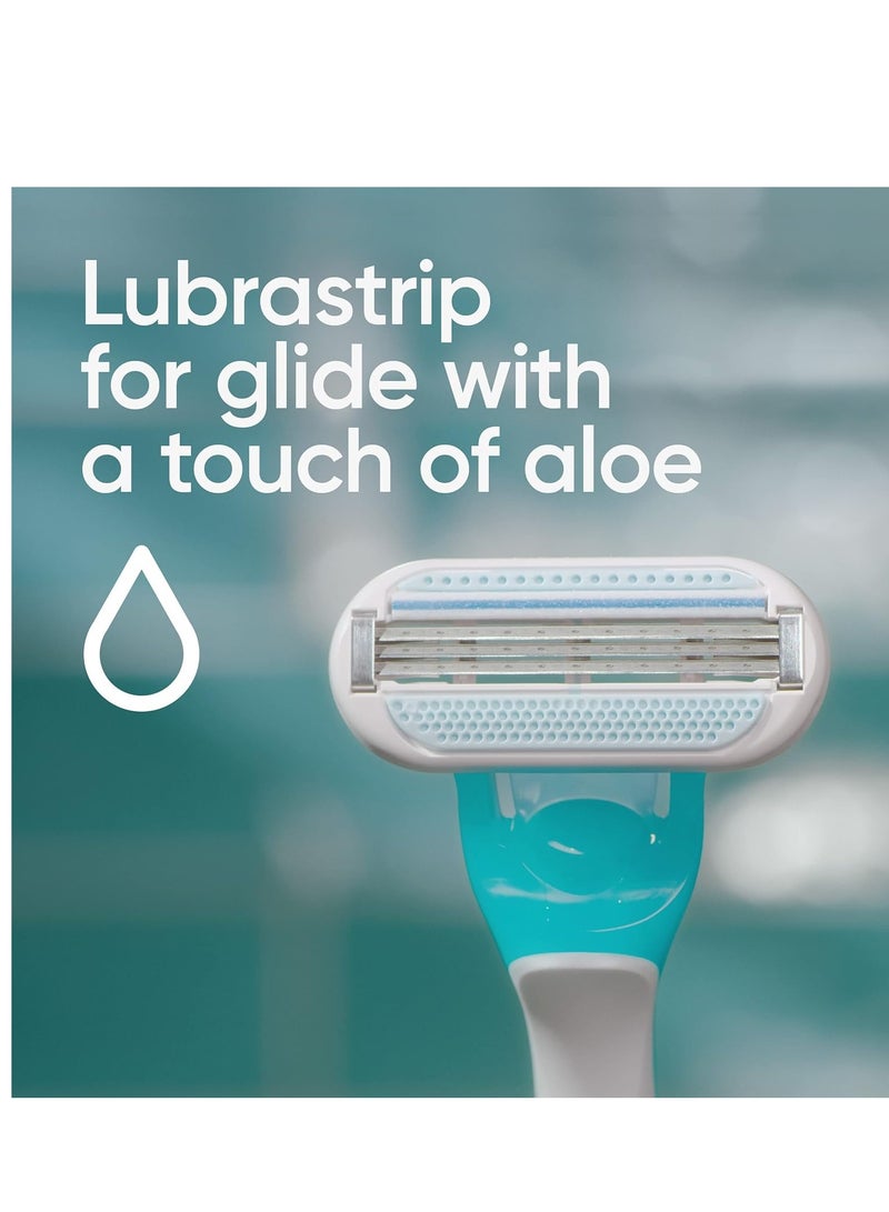 Gillette Venus Tropical Women's Disposable Razor, 3 Count - Image 2