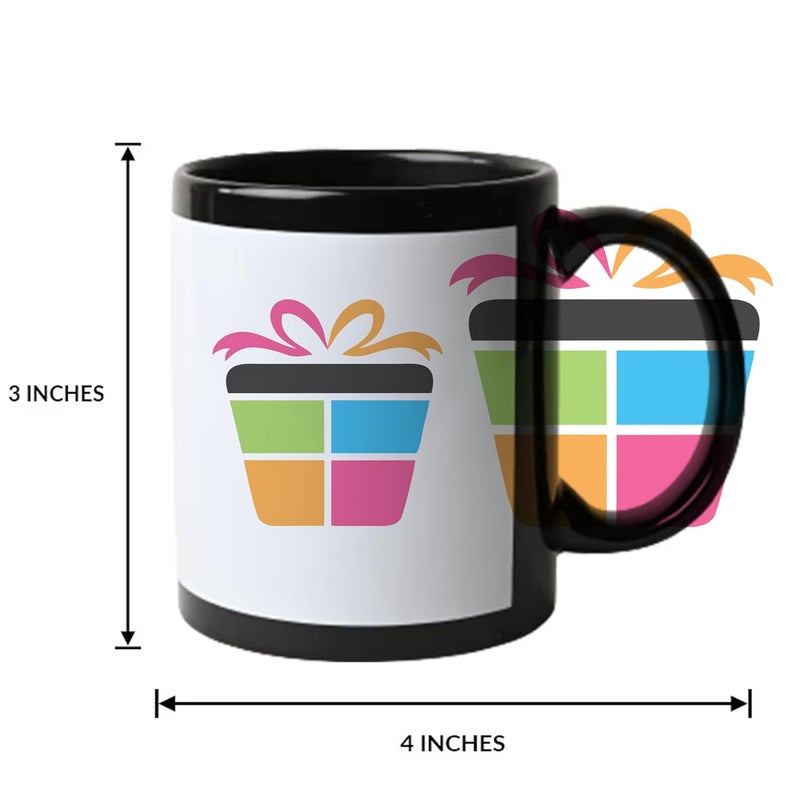 Bubu Dudu Coffee Mug Love Gifts for Lover Gift for Birthday/Anniversary Black Mug ATBK-9  - Image 4