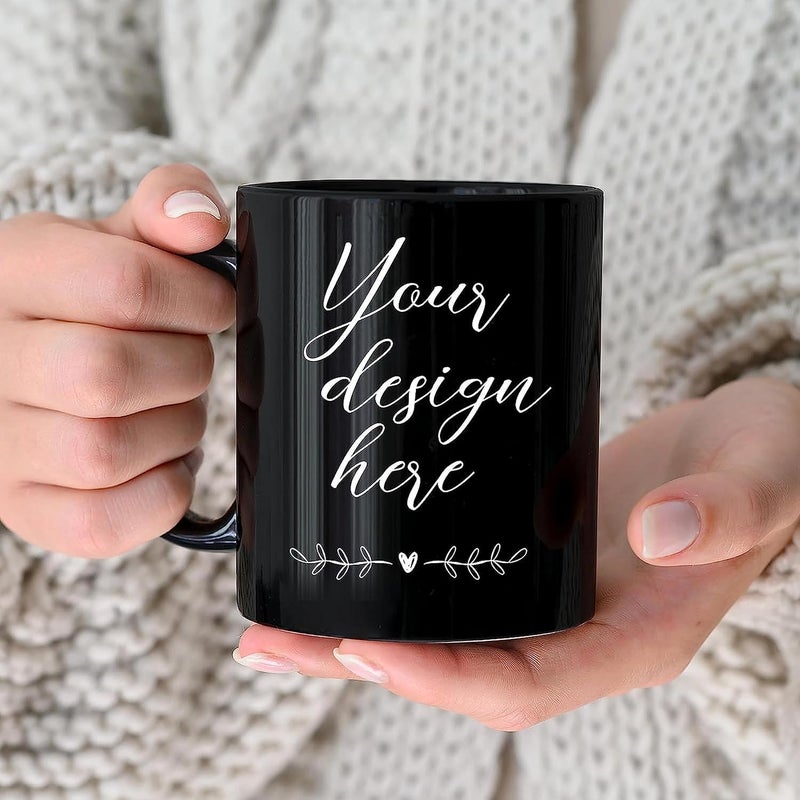 Bubu Dudu Coffee Mug Love Gifts for Lover Gift for Birthday/Anniversary Black Mug ATBK-9  - Image 3
