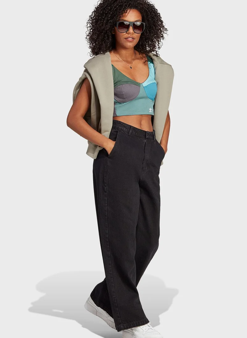 Adidas Originals  Essential 3 Stripe Jeans for Women | Best Price UAE