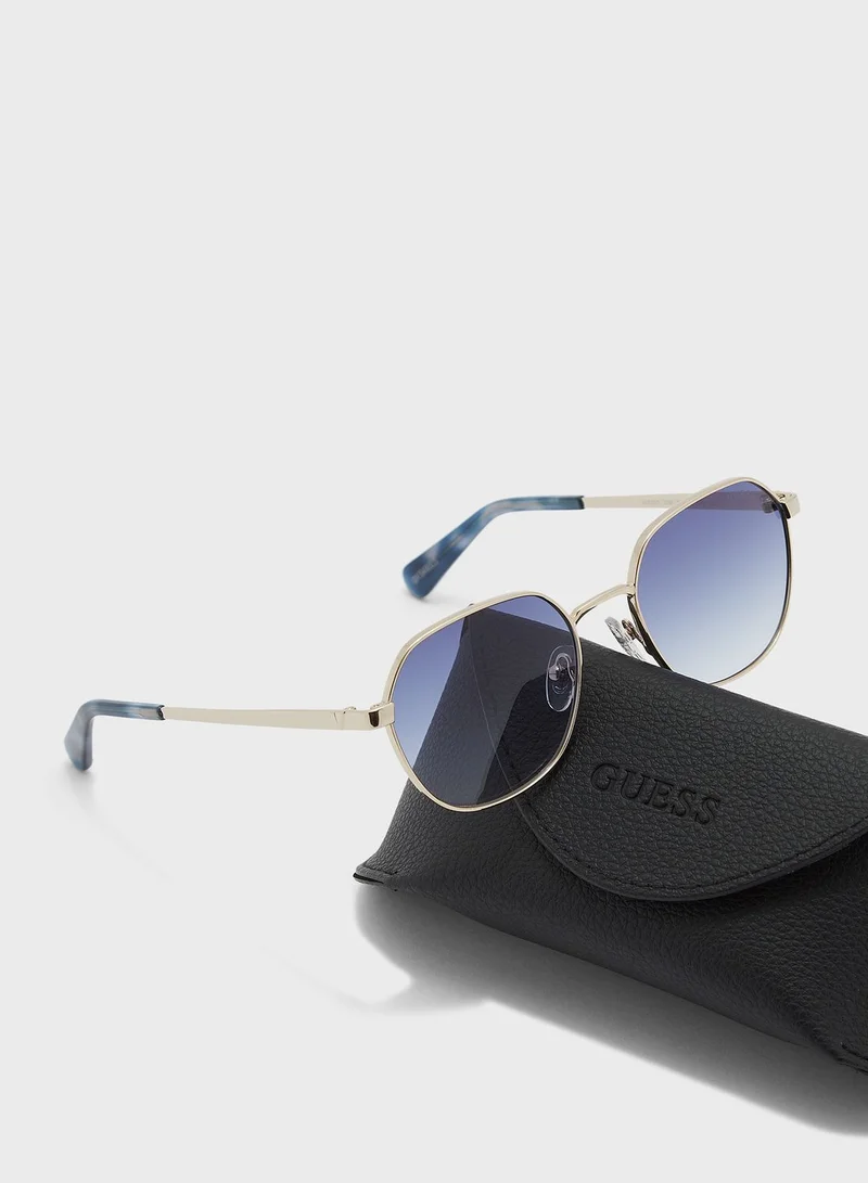 GUESS Pentagon Sunglasses