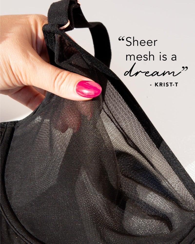 Smart & Sexy Sheer Mesh Demi Underwire Bra - Image 2