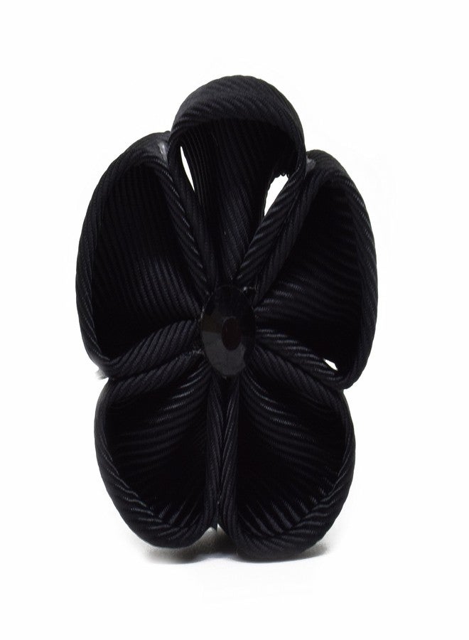 Deeperfetto 5Petals Black Lapel Pin for Men Suit Brooch for Men & Women Hijab Pin - Image 3