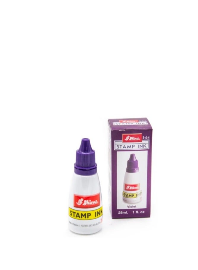 28ml Stamp Ink Bottle Violet Ink