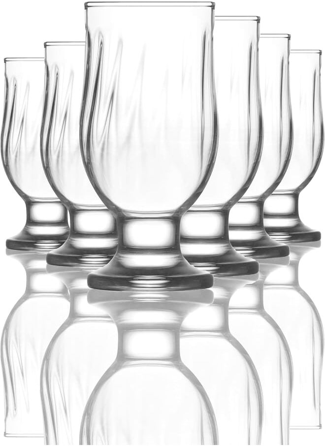 LAV LAV TALYA Glass / 6 Pcs / 230 cc - 7.75 Oz/Elegant design, Trusted Brand, attractive shape of smoothies, Juices, Cocktails/High Quality Materials 