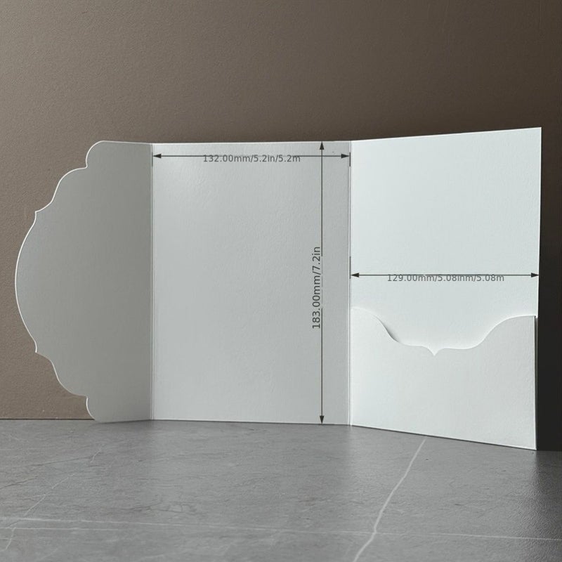 Ivory Pearlized Cardstock For Wedding invitations And Decorations - Image 2