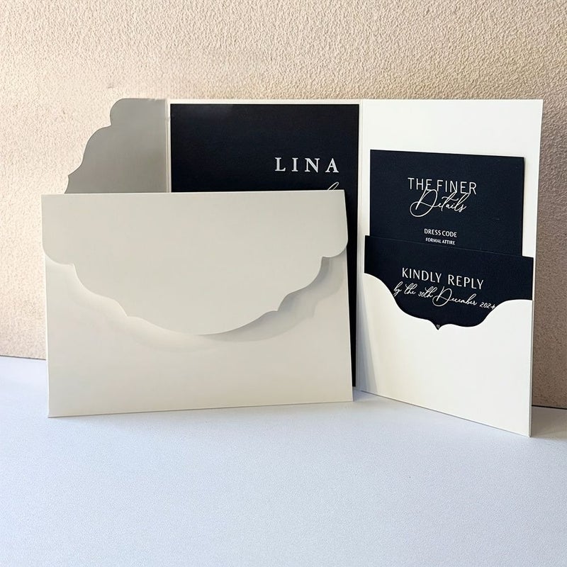 Ivory Pearlized Cardstock For Wedding invitations And Decorations - Image 3