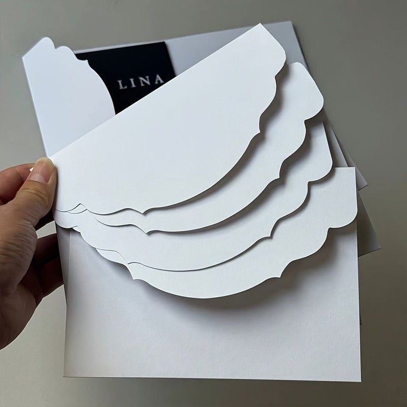 Ivory Pearlized Cardstock For Wedding invitations And Decorations - Image 5
