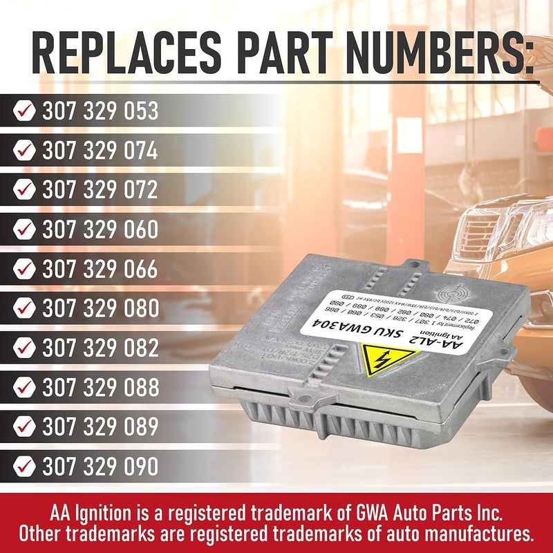 AA Ignition HID Xenon Ballast Control Unit Module - Replacement for BMW, Audi, Mercedes, Land Rover - Image 3