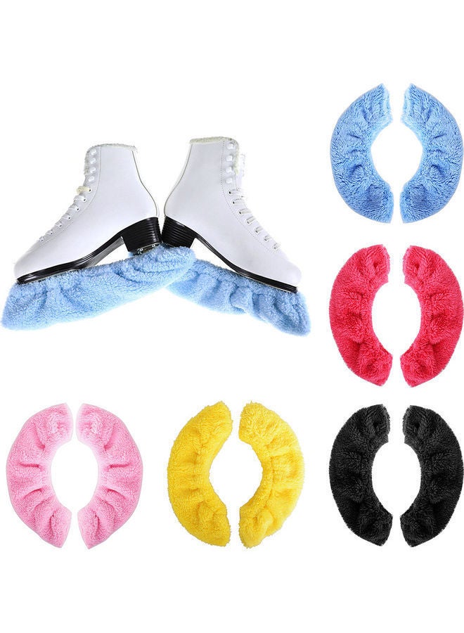 NIBEMINENT 1Pair Unisex Figure Skating Shoes Cover Elastic Velvet Anti-rust Dustproof Spats 0.15kg  - Image 3