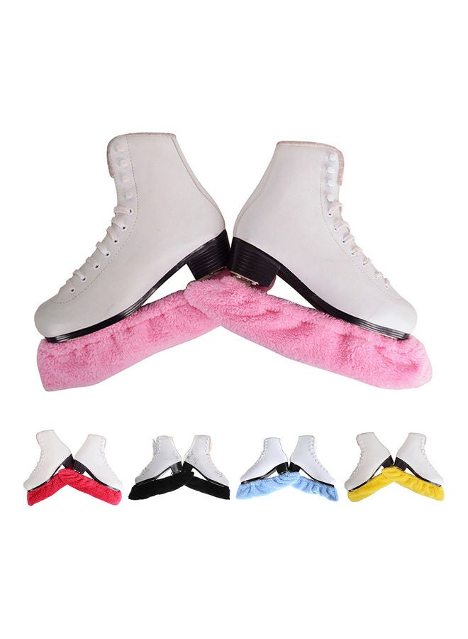 NIBEMINENT 1Pair Unisex Figure Skating Shoes Cover Elastic Velvet Anti-rust Dustproof Spats 0.15kg  - Image 4