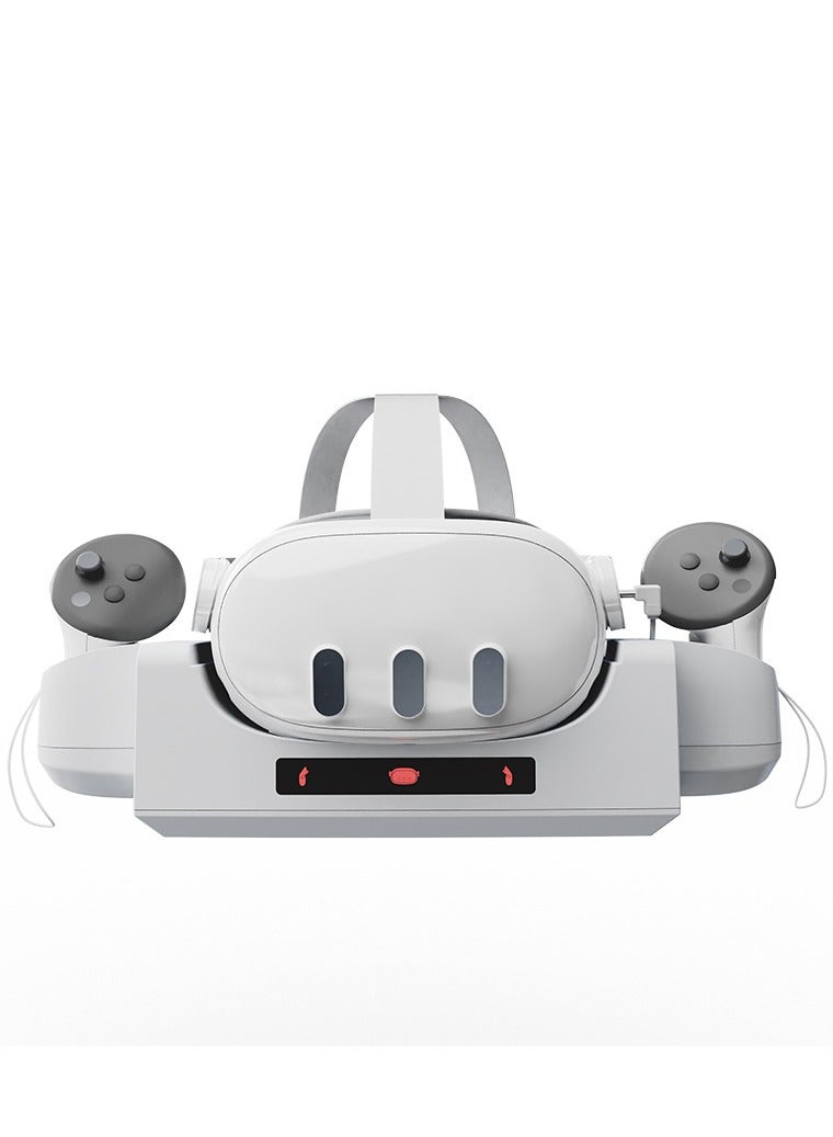 Wall Mountable Grip Contact Charging for Meta Quest 3VR, VR Headset Storage Rack - Image 1