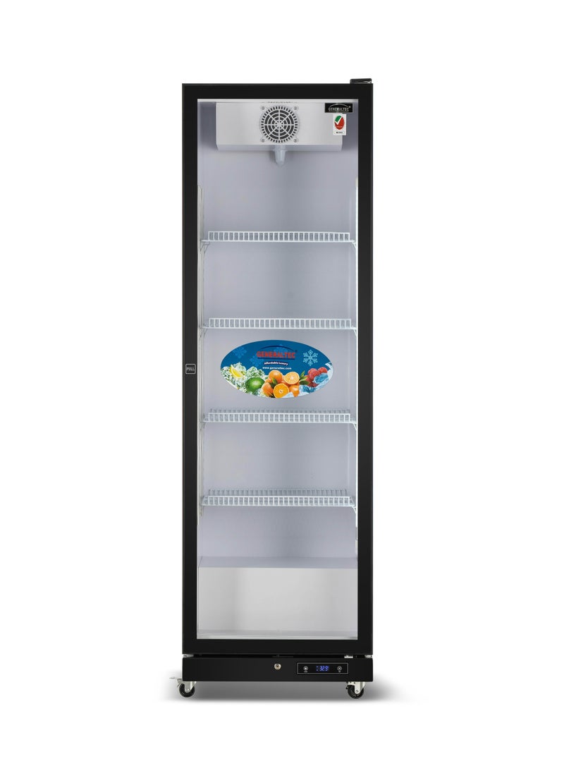 GENERALTEC - Generaltec Showcase Chiller Single Glass Door, White Color, with 5 Year Compressor & 1 Year Full Warranty - Image 1