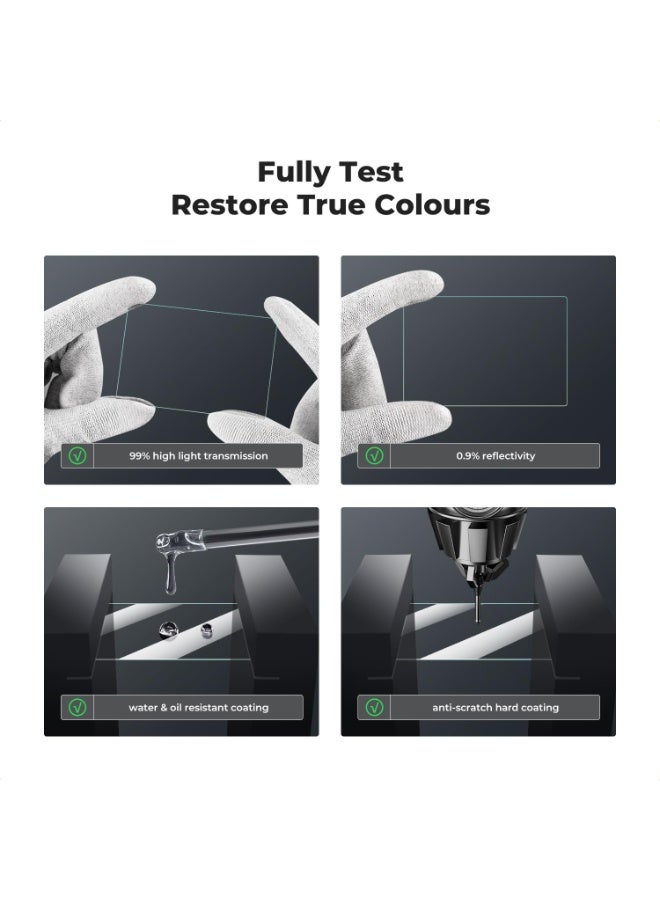 OSHIMA 3 Packs Screen Protector, for Canon G7X Mark II /G7X II/ G7X III/ G7 X / G9X Mark II / G9 X /G9X II/ G5X II/G5X/G5 X Mark II / G5X Camera, Tempered Glass Easy to Install Protection with Fingerprint Anti-Scrach - Image 3