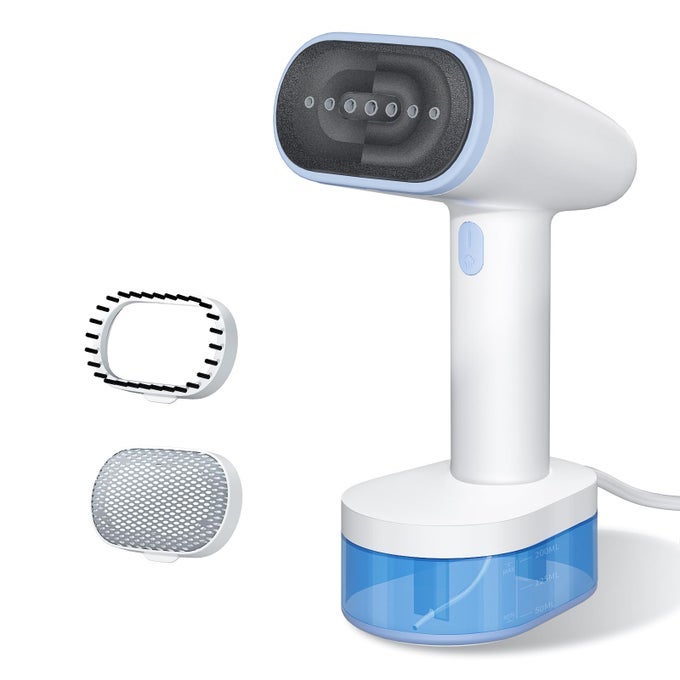 STEAMER FOR CLOTHES 1600W TRAVEL HANDHELD STEAMER 20S FAST HEATUP 250ML LARGE CAPACITY HORIZONTAL VERTICAL 2 IN 1 AUTOOFF MINI SIZE SELFCLEANING FOR HOME OFFICE AND TRAVEL