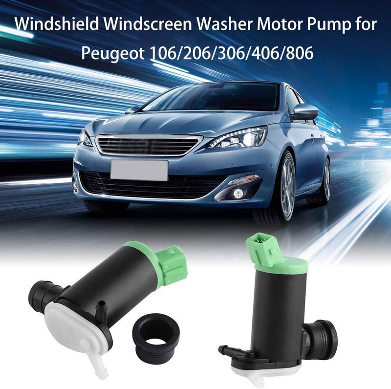 Aramox Washer Pump Wiper Motor 2-Pin High Performance for 106 206 306 406 806 with Premium Material Easy Installation - Image 2