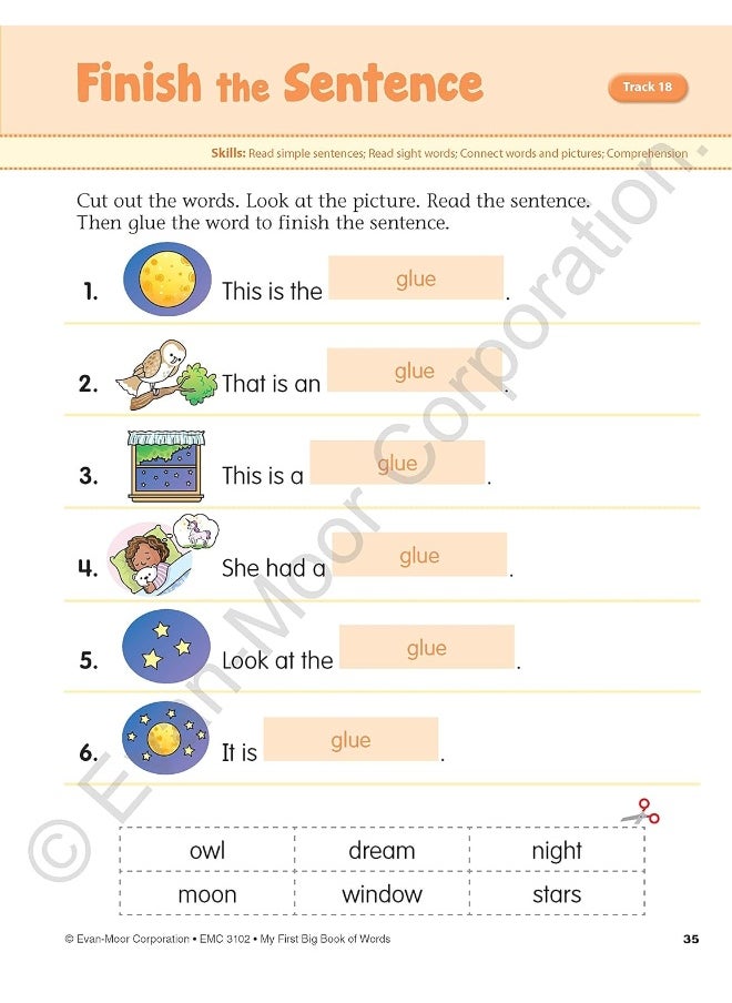 null - My First Big Book of Words, Grade K Workbook - Image 1