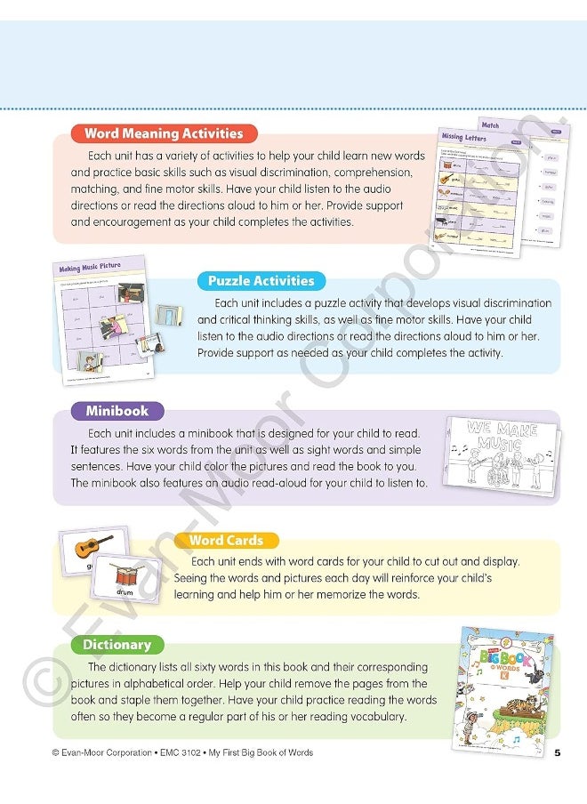 null - My First Big Book of Words, Grade K Workbook - Image 1