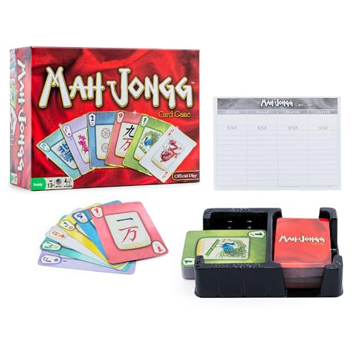 Continuum Games Mah Jongg Card Game Gold Standard Edition for Family Fun American Chinese Rules Great Gift for Teens Adults Portable Easy to Learn with Stunning Artwork Not Just Tiles - Image 1