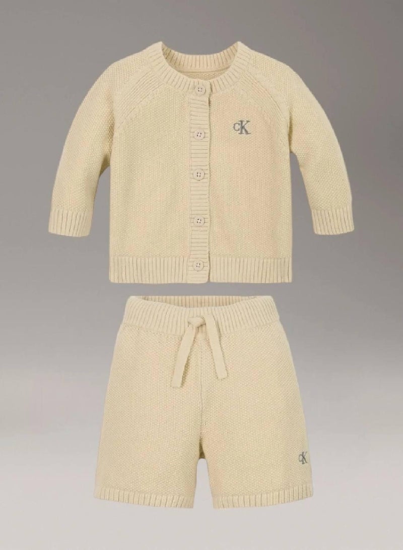 Calvin Klein Jeans Cardigan and Shorts Set - Image 1