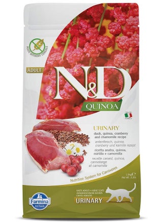 Farmina N&D, Quinoa Urinary Duck Formula Adult Dry Cat Food, 3.3Lb - pzsku/ZC8CBC138A876D552C103Z/45/_/1726221345/e01762d6-54d8-46a7-98c8-3fdb7cb95a69
