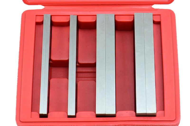 3/16" & 1/2" 8 PCS Precision Steel Ground Parallels 4 Matched Pairs Sets 303-7202 S[