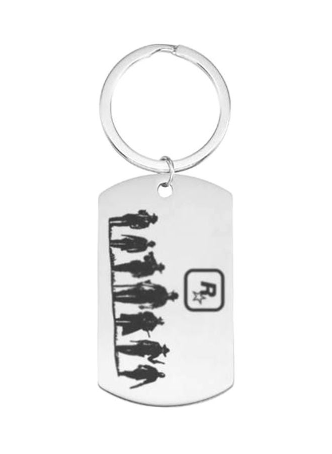 NIBEMINENT Games Of Red Dead Redemption Fashion Simple Stainless Steal Key Chain