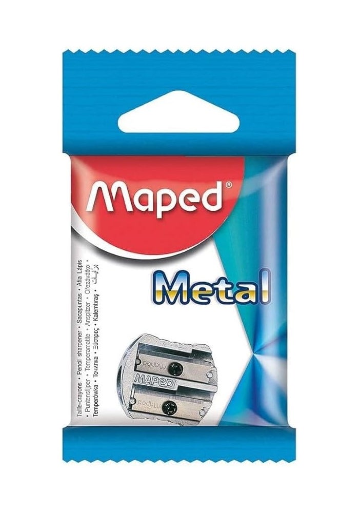 Maped Classic 2 Hole Metal Pencil Sharpener - Image 1