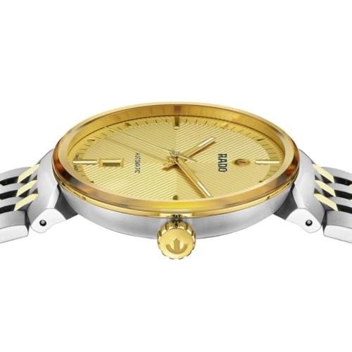 Rado - Florence Automatic - Unisex - Swiss Watch - Sapphire Crystal Dial - Stainless Steel Case - Automatic - PVD Yellow Gold - 39 mm - Image 3