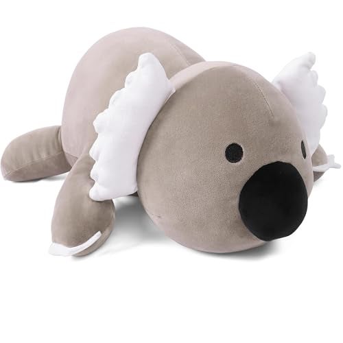 WeBingo 42lbs Weighted Koala Stuffed Animals 24 Cuddle Koala Stuffed Animal Pillow Big Weighted Stuffed Animals for Anxiety Gifts for Kids  Adults - Image 1