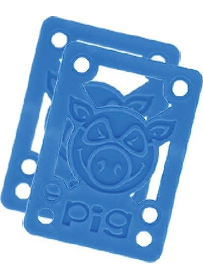 PIG Pig Piles Blue Skateboard Riser Pads  18  Hard 