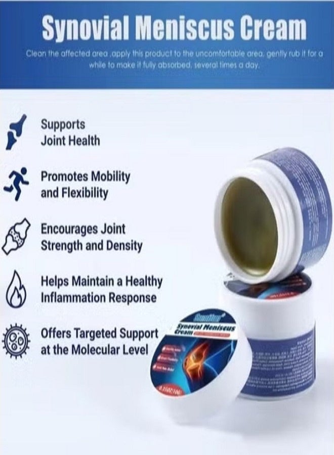 Sumifun 2 Pack Synovial Meniscus Pain Relief Cream Joint Pain Relief Cream Knee Care Cream for Joint Care Treatment Gel Pain Relief Cream Joint and Bone Therapy Cream Soothing Joint Cream 10g - Image 2