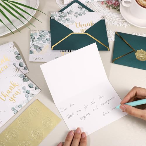 Thboxes 50 Pack Thank You Cards with Envelopes, 4x6 Inch Thank You Cards Bulk Blank Notes Card with Envelopes & Stickers for Wedding, Baby Shower, Birthday, Easter, Graduation, Mother's Day, Teacher's Day - Image 5
