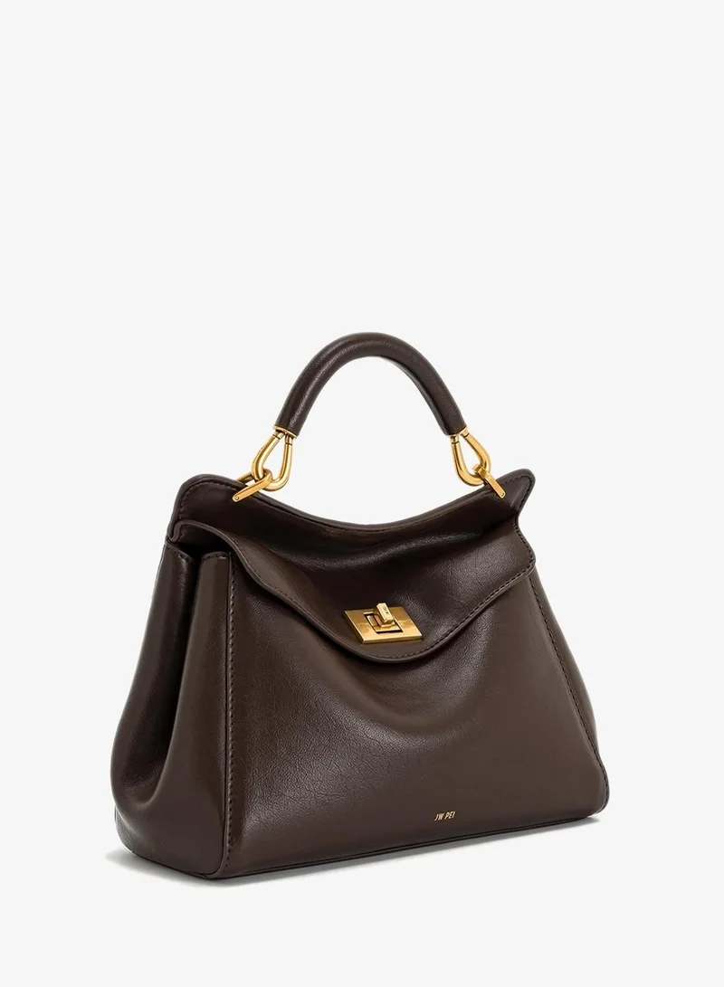 Jw Pei dark brown Lucia Classic Top Handbag for Women | Best Price UAE