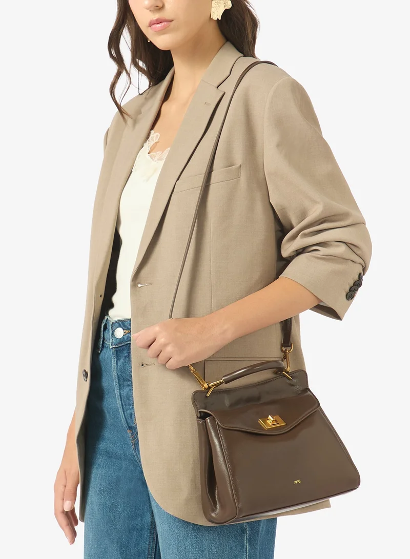 Jw Pei dark brown Lucia Classic Top Handbag for Women | Best Price UAE