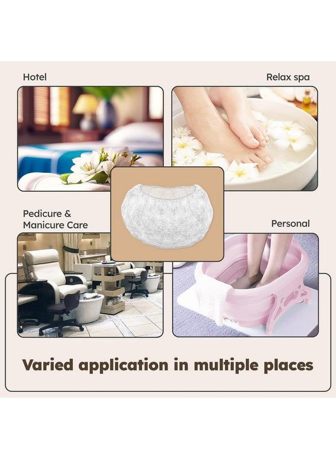 STORE77 STORE77® Premium Disposable Spa Chair Liners Elastic Bags, Pedicure Bowl Liners with Enhanced Thickness and Pedicure Liners Disposable Optimal Fit for Most Chair Spas, Foot Bath, Foot Tub, Clear - 100 PCS - Image 4