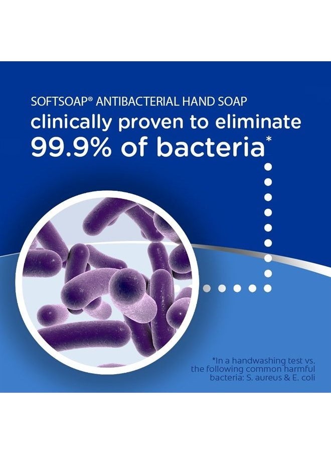 Softsoap Antibacterial Liquid Hand Soap Refill, Crisp Clean, 50 Oz. (Pack of 2)  - Image 2